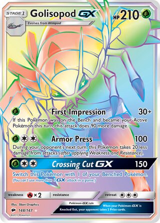 Golisopod-GX 148/147 - Burning Shadows