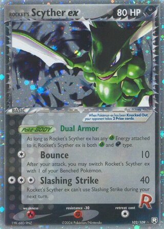 Rocket's Scyther ex 102/109 - Team Rocket Returns