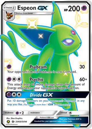 Espeon-GX SV60/SV94 - Hidden Fates