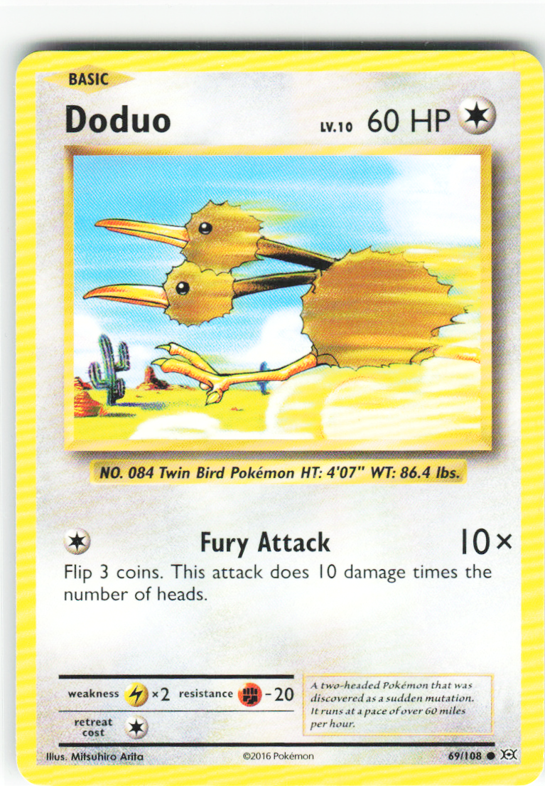 Doduo 69/108 - Evolutions