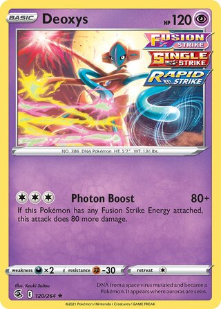 Deoxys 120/264 - Fusion Strike