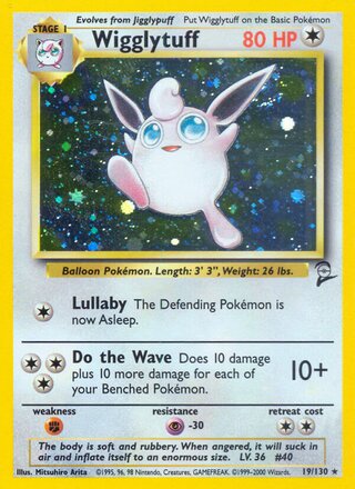 Wigglytuff 19/130 - Base Set 2