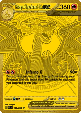 Mega Charizard X ex 130/094 - Phantasmal Flames