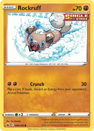 Rockruff 086/198 - Chilling Reign