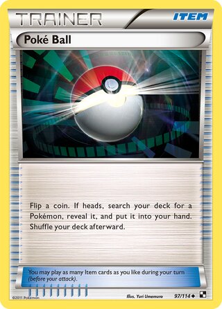 Poké Ball 97/114 - Bllack & White Base