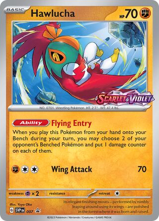 Hawlucha 007 - Scarlet & Violet Promos