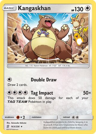 Kangaskhan 163/236 - Unified Minds