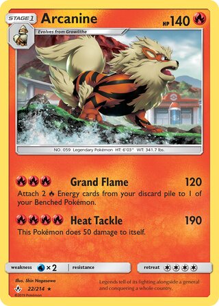 Arcanine 22/214 - Unbroken Bonds