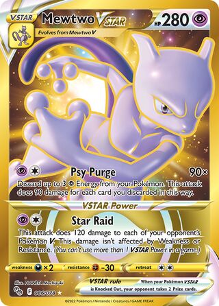 Mewtwo VSTAR 086/078 - Pokémon GO