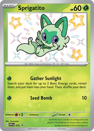 Sprigatito 076 - Scarlet & Violet Promos