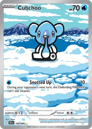 Cubchoo 109/086 - Black Bolt