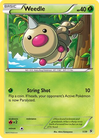 Weedle 1/39 - XY Starter Set