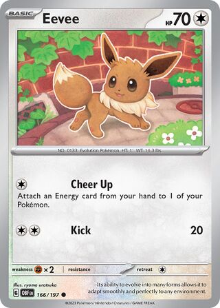 Eevee 166/197 - Obsidian Flames