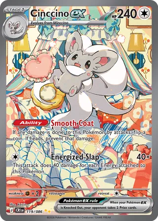 Cinccino ex 119/086 - Chaos Rising