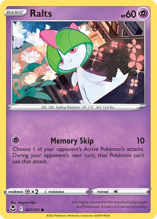 Ralts 067/195 - Silver Tempest