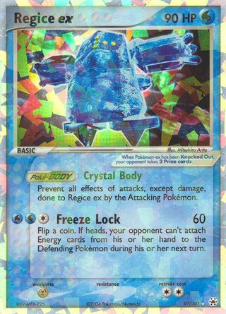 Regice ex 97/101 - Hidden Legends