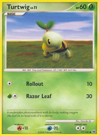 Turtwig 77/100 - Majestic Dawn