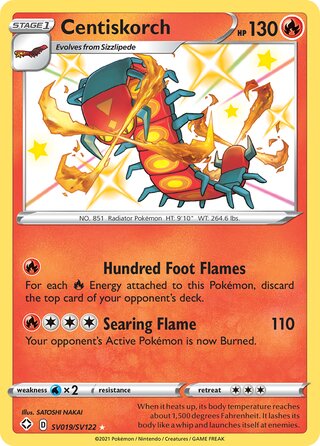 Centiskorch SV019/SV122 - Shining Fates