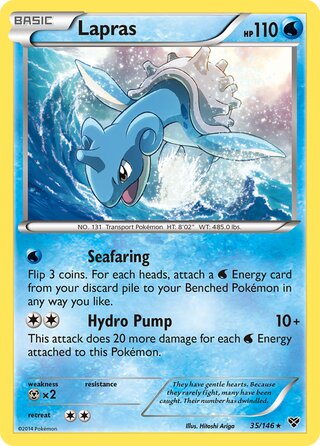 Lapras 35/146 - XY Base