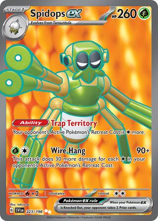 Spidops ex 223/198 - Scarlet & Violet Base