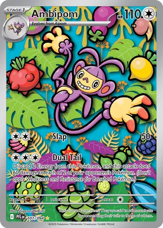 Ambipom 107/094 - Phantasmal Flames