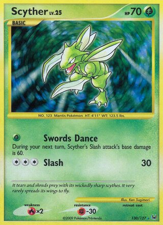 Scyther 130/127 - Platinum