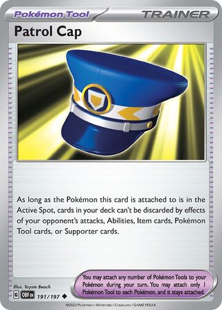 Patrol Cap 191/197 - Obsidian Flames