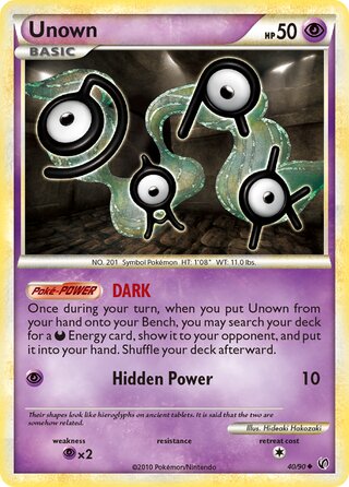 Unown 40/90 - Undaunted