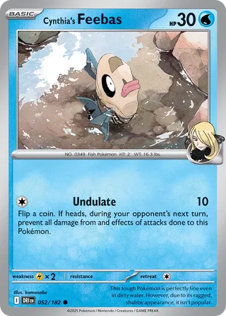 Cynthia's Feebas 052/182 - Destined Rivals
