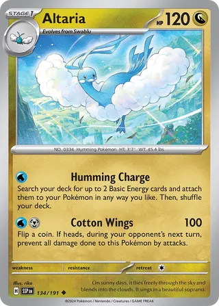 Altaria 134/191 - Surging Sparks