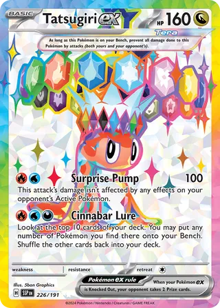Tatsugiri ex 226/191 - Surging Sparks