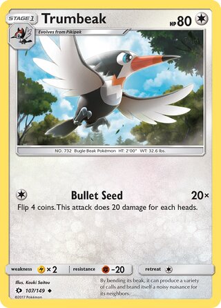Trumbeak 107/149 - Sun & Moon Base