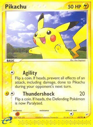 Pikachu 43/95 - Team Magma vs Team Aqua