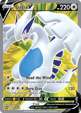 Lugia V 185/195 - Silver Tempest