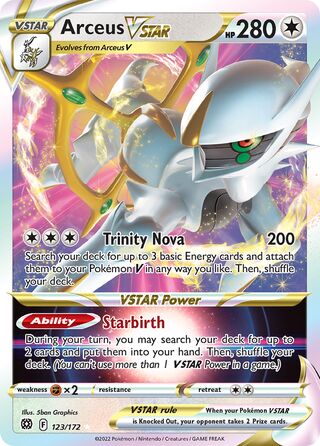 Arceus VSTAR 123/172 - Brilliant Stars