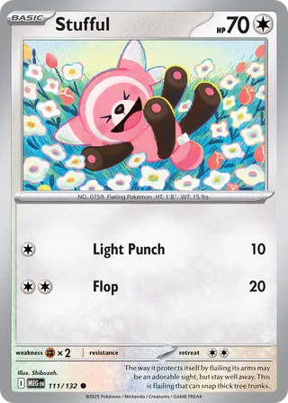 Stufful 111/132 - Mega Evolution Base