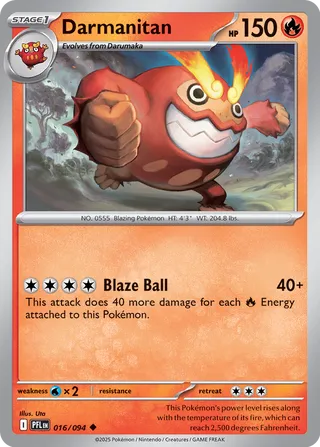 Darmanitan 016/094 - Phantasmal Flames