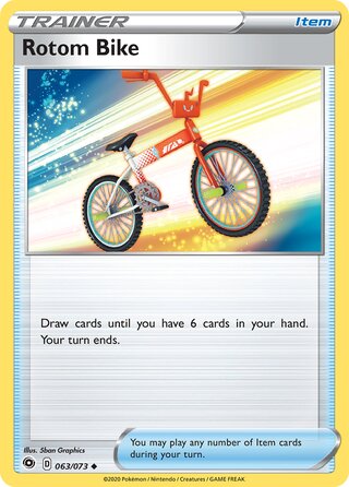 Rotom Bike 063/073 - Champion's Path