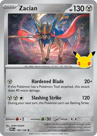 Zacian 106/128 - 30th Celebration