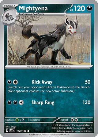 Mightyena 106/162 - Temporal Forces