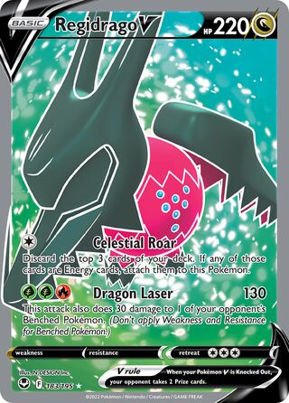 Regidrago V 183/195 - Silver Tempest