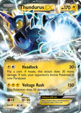 Thundurus-EX 26/108 - Roaring Skies