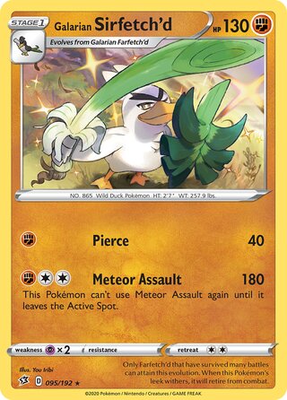 Galarian Sirfetch'd 095/192 - Rebel Clash