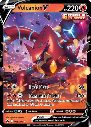 Volcanion V 025/198 - Chilling Reign