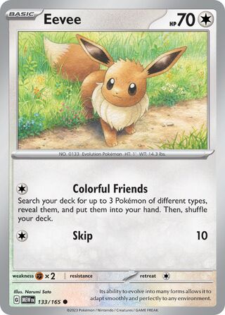 Eevee 133/165 - Scarlet & Violet 283