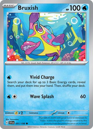 Bruxish 051/198 - Scarlet & Violet Base