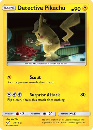 Detective Pikachu 10/18 - Detective Pikachu