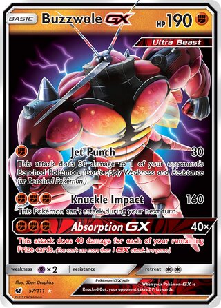 Buzzwole-GX 57/111 - Crimson Invasion
