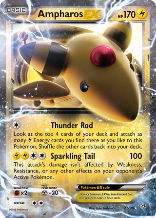 Ampharos-EX 27/98 - Ancient Origins