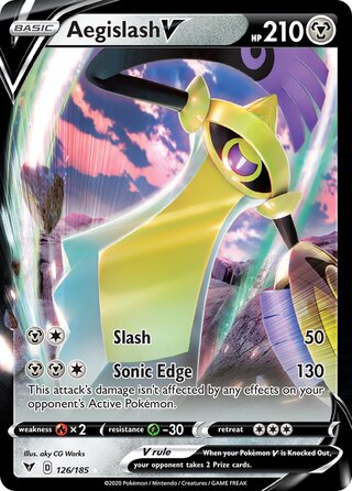 Aegislash V 126/185 - Vivid Voltage
